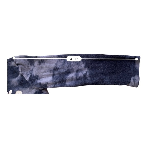 OLD Navy casual blue watercolor graphic design shirt/pullover long sleeves Boy3T - Picture 9 of 12